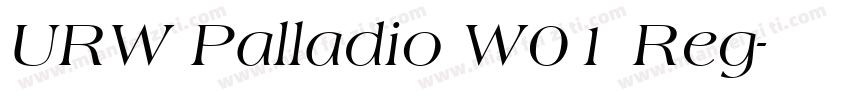 URW Palladio W01 Reg字体转换